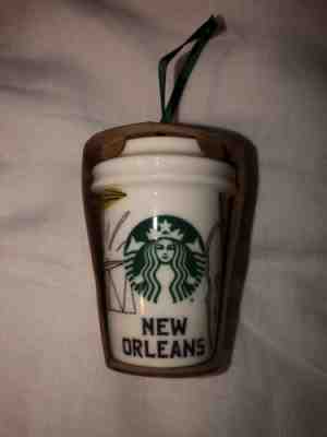 1 X Starbucks Ornament 2015 Christmas New Orleans! Brand new!LAST ONE!!! - Sold on eBay Dec, 7th 2018 for $12.95