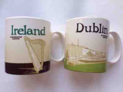 Starbucks global icon mugs Ireland and Dublin, MIT - Sold on eBay Dec, 6th 2018 for $57.00
