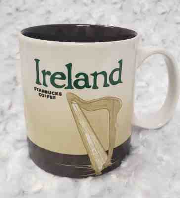 Ireland Starbucks Mug 16 fl oz Icon Harp Cliffs of Moher Collector - Sold on eBay Nov, 26th 2018 for $30.00