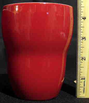 Starbucks 2008 Red Double-Walled Insulated Mug AIDA Coffee Israel Cup USA Seller - Sold on eBay Dec, 6th 2018 for $16.99