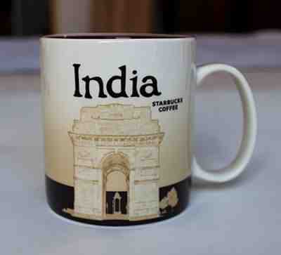 Starbucks Coffee Mug India Global Idol City Collector Series 16 oz  - Sold on eBay Nov, 23rd 2018 for $9.95
