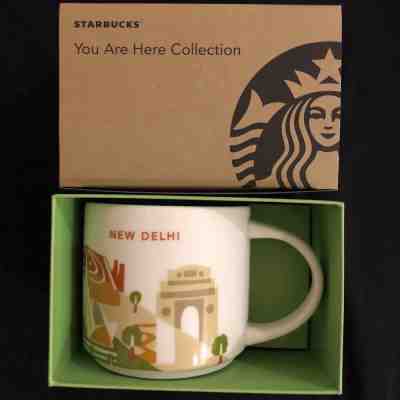 Starbucks New Delhi India You Are Here Collection Mug 14 Oz YAH Cup New