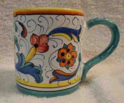Starbucks Sambuco Italy Coffee Mug Cup Hand Painted Floral Designs - Sold on eBay Dec, 12th 2018 for $12.99