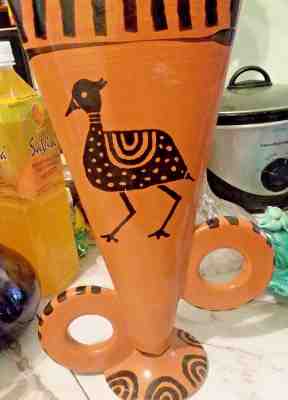 Starbucks Coffee Co. Hand Painted Exclusively Made Italy Ceramic RARE MUG 14in - Sold on eBay Dec, 11th 2018 for $29.00