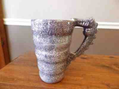 UNIQUE STARBUCKS COFFEE MUG ALLIGATOR DRAGON HANDLE~MADE IN ITALY~HAND PAINTED~ - Sold on eBay Dec, 5th 2018 for $29.99