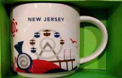 STARBUCKS YOU ARE HERE NEW JERSEY MUG NIB! - Sold on eBay Dec, 12th 2018 for $22.49