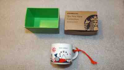 Starbucks You Are Here Ornament New Jersey Ceramic Cup (X) - Sold on eBay Dec, 4th 2018 for $24.87