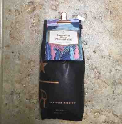 NEW Starbucks Jamaica Blue Mountain Reserve Coffee 8.8oz with Taster Card - Sold on eBay Nov, 25th 2018 for $49.99