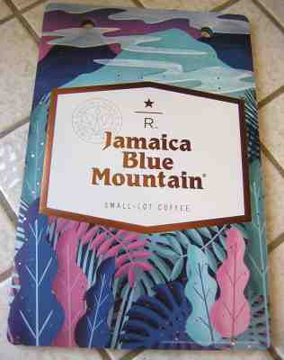 Starbucks Small Lot Coffee Display Sign ~ Jamaica Blue Mountain ~ Brand New - Sold on eBay Nov, 7th 2018 for $6.50