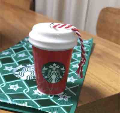 Starbucks Japan Christmas Holiday 2018 ornament / red cup ? - Sold on eBay Dec, 16th 2018 for $13.00