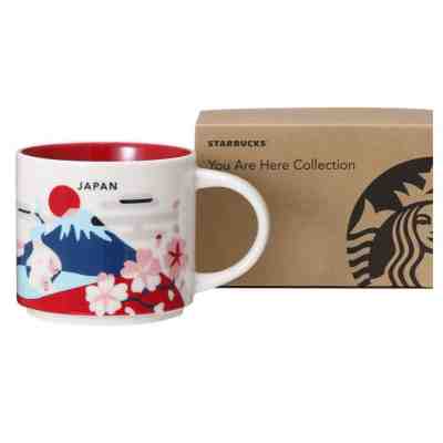 Starbucks Coffee Japan Limited You Are Here Collection Series Mugs Fuji mountain - Sold on eBay Dec, 14th 2018 for $27.62