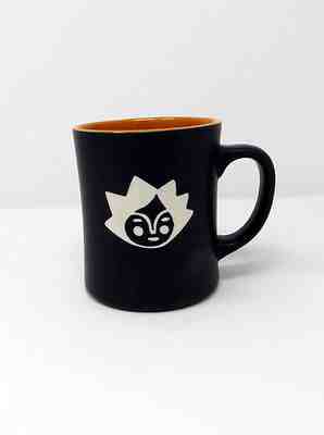 Starbucks Kenya 2011 Mermaid Face Black Orange Ceramic Coffee Mug