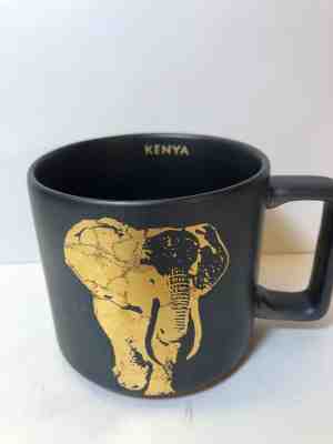 STARBUCKS MUG KENYA GOLD ELEPHANT MATTE 2016 - Sold on eBay Nov, 30th 2018 for $15.99