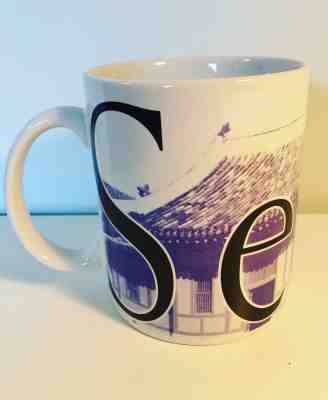 Starbucks Coffee 2007 SEOUL South Korea City Mug Collector Series White & Purple - Sold on eBay Oct, 19th 2018 for $5.99
