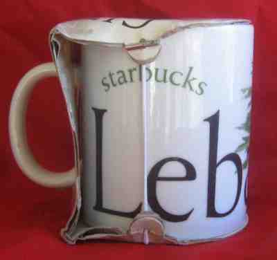 Starbucks City Mug collectors Series LEBANON 160z. Made in Germany - Sold on eBay Nov, 22nd 2018 for $25.00
