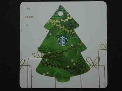 Starbucks Macau Card 2018 Christmas Tree For Collector - Sold on eBay Nov, 6th 2018 for $6.80