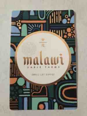 Starbucks Reserve Taster Card - Malawi Sable Farms (US VERSION) - Sold on eBay Nov, 7th 2018 for $5.00