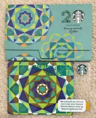 Starbucks 2018 Malaysia Hari Raya Adilfitri Eid Mubarak Card W/Matching Sleeve - Sold on eBay Dec, 14th 2018 for $4.84