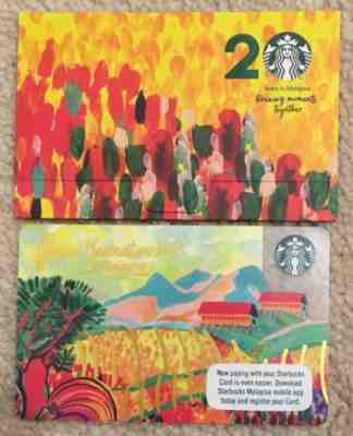 Starbucks 2018 Malaysia Gawai Kaamatan Card With Matching Sleeve - Sold on eBay Dec, 14th 2018 for $3.99
