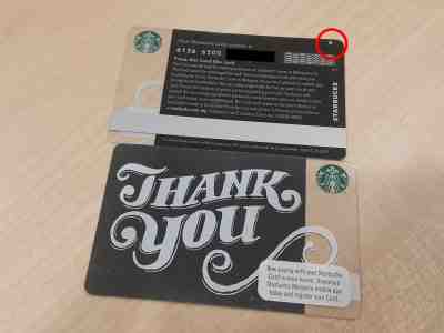 RARE HTF! Starbucks Malaysia Chalk Thank You Scripted Card "R" Mark PIN INTACT - Sold on eBay Dec, 11th 2018 for $19.99