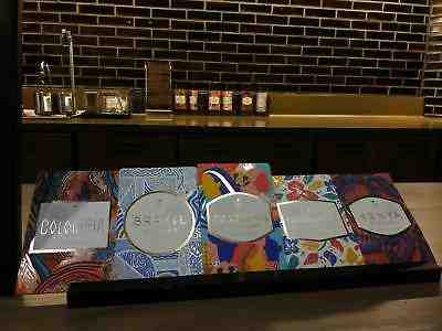 Starbucks Taster Reserve Card Coffee Brazil Colombia Nicaragua Kenya set 5 - Sold on eBay Oct, 12th 2018 for $8.00