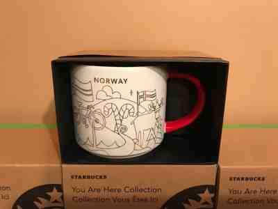 2018 Starbucks You Are Here Norway Christmas 14 oz Mug - Sold on eBay Dec, 4th 2018 for $64.95