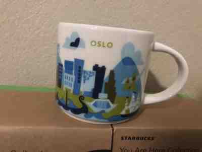 NWT Starbucks OSLO Norway You Are Here YAH Collector Series Mug with SKU - Sold on eBay Nov, 22nd 2018 for $45.00