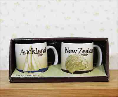 Lot of 2  Starbucks City collection Demitasse Mug  / New Zealand , Auckland /3oz - Sold on eBay Dec, 10th 2018 for $45.00