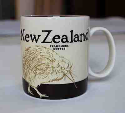 New 16oz Starbucks Coffee Mug Global Icon City New Zealand Collector Series Mugs - Sold on eBay Nov, 5th 2018 for $26.98