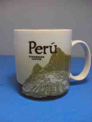 Starbucks Coffee Peru Global Icon Collector Series Mug 16 OZ - Sold on eBay Dec, 14th 2018 for $49.95