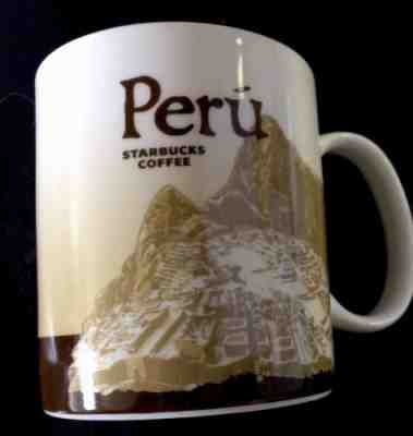 Starbucks Coffee Mug Cup Peru South America Global Icon Series Free Shipping - Sold on eBay Dec, 9th 2018 for $49.97
