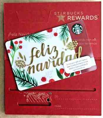 PERU south america 2017 Christmas STARBUCKS gift card RARE sleeve FELIZ NAVIDAD - Sold on eBay Dec, 6th 2018 for $10.00