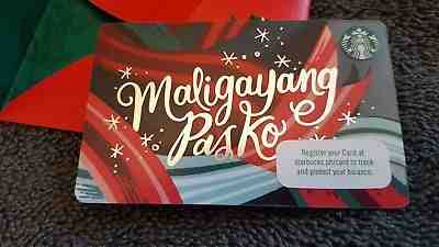 Starbucks Philippines Christmas 2018 Maligayang Pasko w/Match Envelope US Seller - Sold on eBay Dec, 13th 2018 for $7.08