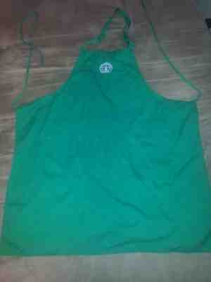 Vintage Green Starbucks Apron 2 Pockets and Ties - Sold on eBay Dec, 6th 2018 for $7.00