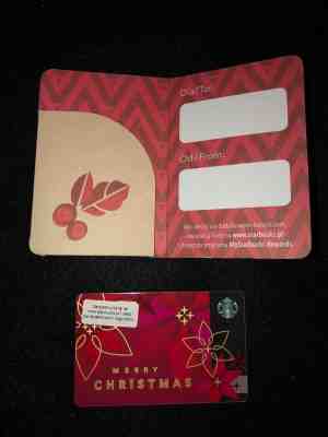  Starbucks Poland 2014 Christmas card with sleeve. NEW! - Sold on eBay Nov, 17th 2018 for $6.50