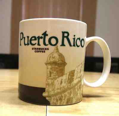 STARBUCKS- Global Icon Series Puerto Rico 16oz Coffee Mug Cup - Sold on eBay Dec, 12th 2018 for $9.99