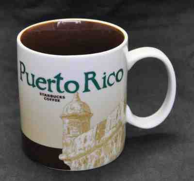 Starbucks Global Icon Series Puerto Rico Coffee Mug Cup - Sold on eBay Dec, 2nd 2018 for $10.00