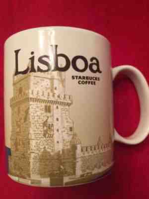 Starbucks LISBOA (LISBON) Portugal Global Icon City Collector Mug 16 Oz EUC - Sold on eBay Dec, 13th 2018 for $30.00