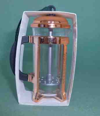 Starbucks Ornament French Press Bodum Rose Gold Color Christmas 2017 New  - Sold on eBay Nov, 25th 2018 for $9.99