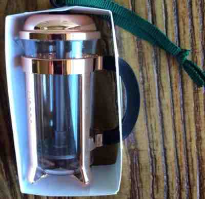 Starbucks Christmas Ornament Coffee Press NEW - Sold on eBay Nov, 19th 2018 for $11.65