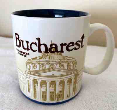 STARBUCKS ~ Bucharest Romania "Global Icon Collector" Mug NEW! US SELLER sku - Sold on eBay Dec, 12th 2018 for $35.00