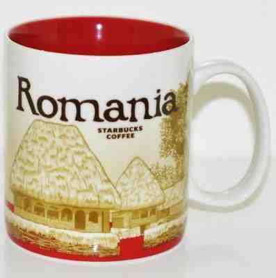 Romania Starbucks Mug 16 Oz - Sold on eBay Oct, 28th 2018 for $39.88