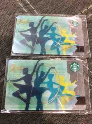 NEW STARBUCKS RUSSIA 2018 SEALED BALLET GIFT CARD VERY LIMITED 5 Cards - Sold on eBay Dec, 4th 2018 for $30.00