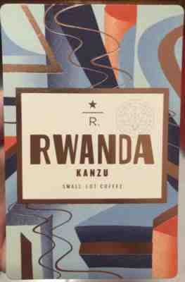 Starbucks Reserve Taster Card - Rwanda Kanzu (US VERSION) - Sold on eBay Oct, 8th 2018 for $12.90