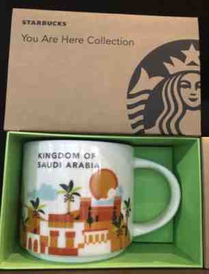 NEW Kingdom of Saudi Arabia You Are Here Starbucks Mug