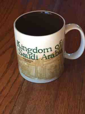 Starbucks Kingdom of Saudi Arabia ~ 16 Ounce City Mug ~ slightly used - Sold on eBay Nov, 10th 2018 for $17.99
