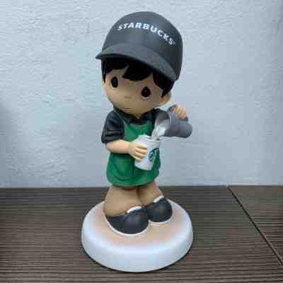 Precious Moments Starbucks Singapore Exclusive Starbucks Barista Boy - Sold on eBay Dec, 13th 2018 for $95.00