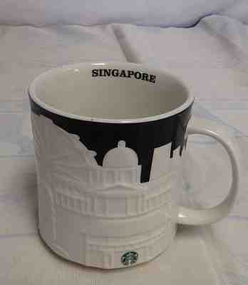 STARBUCKS SINGAPORE SKYLINE  (16oz) COLLECTOR MUG CUP 2013 - Sold on eBay Dec, 12th 2018 for $12.00