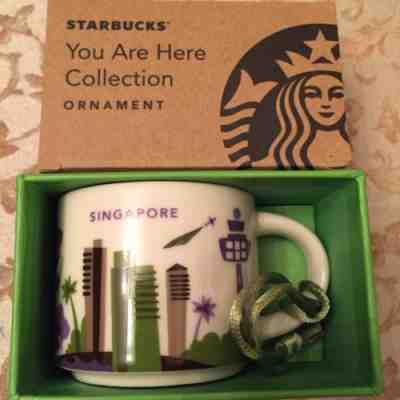 Starbucks Singapore 2oz You Are Here Purple Ornament - Sold on eBay Dec, 7th 2018 for $19.99