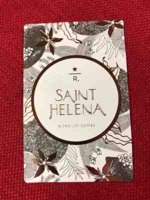 STARBUCKS RESERVE 2018 SAINT HELENA MICRO LOT US TASTER CARD EXTREMELY LIMITED - Sold on eBay Oct, 15th 2018 for $34.99